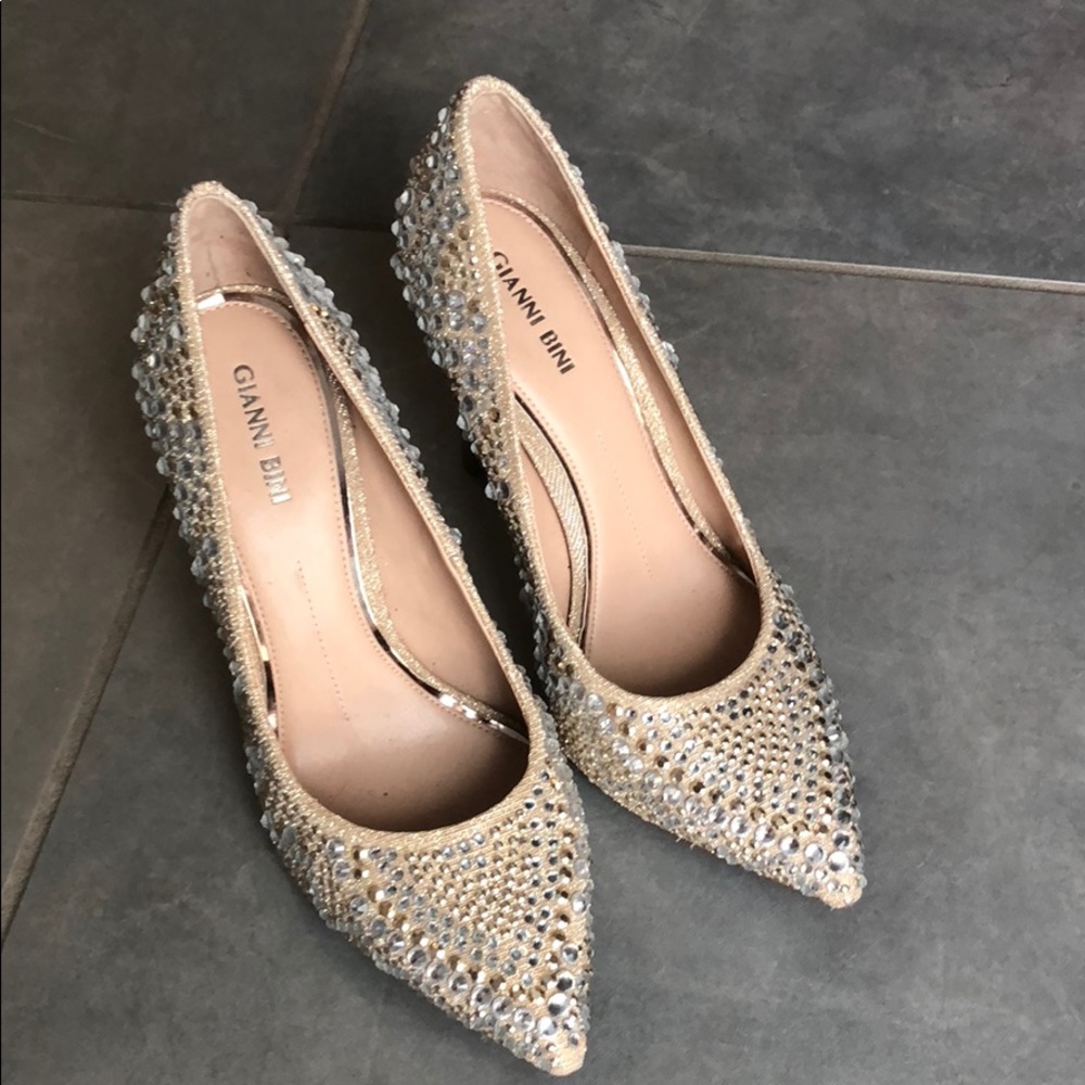 Gold Gianni Bini Heels - Size 9.5